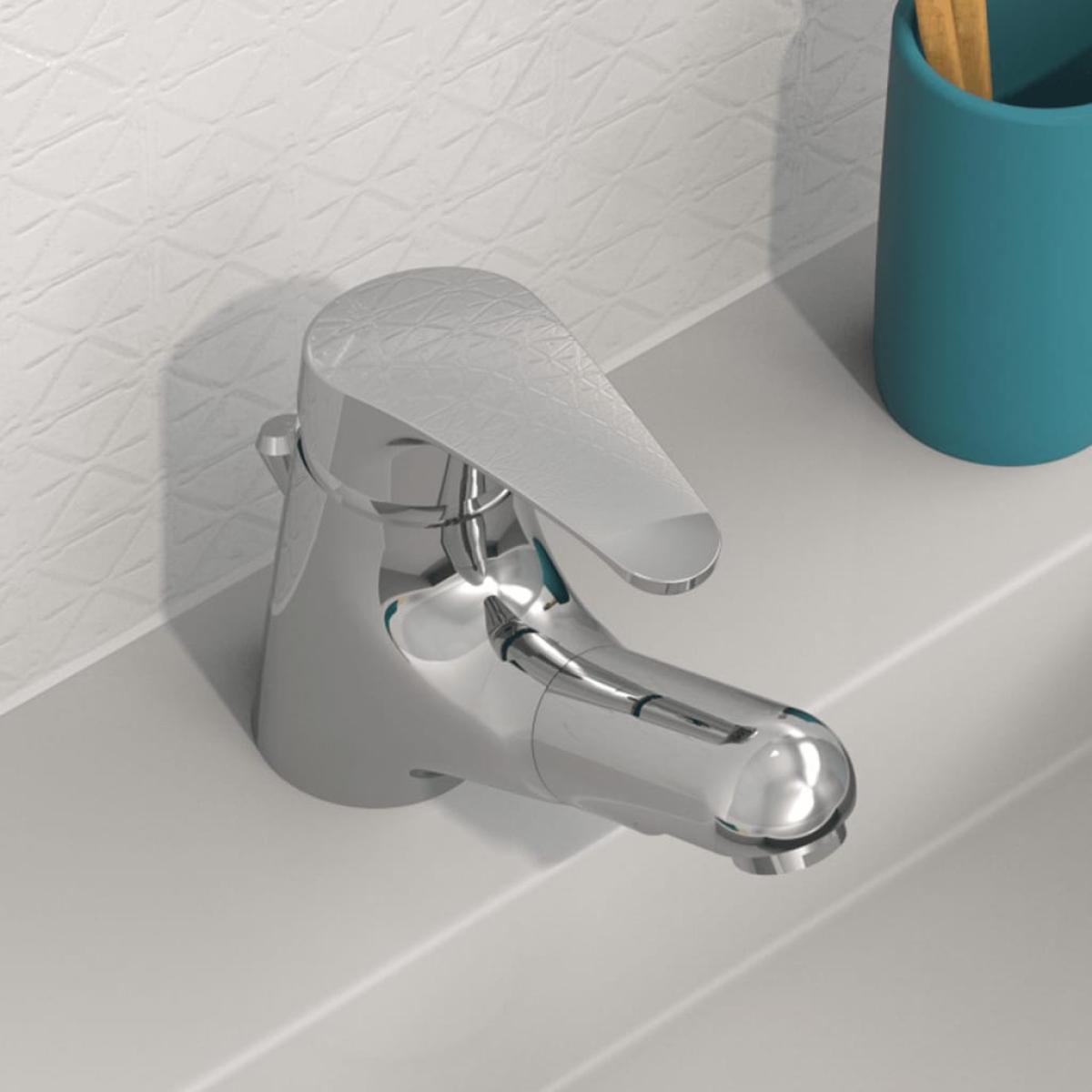 EISL Grifo monomando de lavabo con caño extraíble VICO cromado