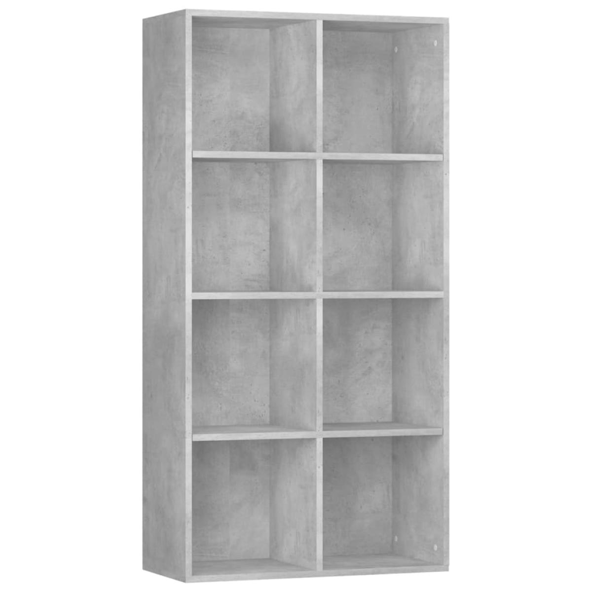 Estantería/Aparador madera contrachapada gris 66x30x130 cm