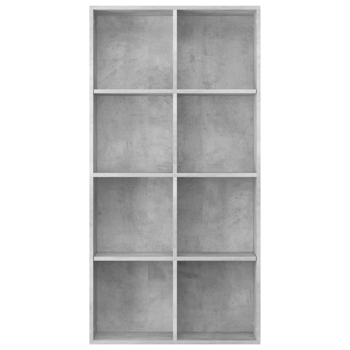 Estantería/Aparador madera contrachapada gris 66x30x130 cm