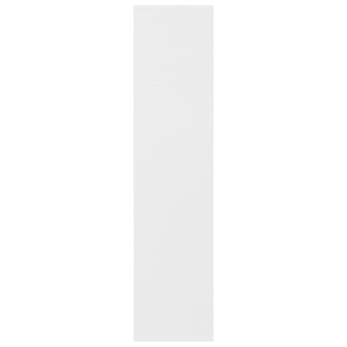 Estantería librería madera contrachapada blanco 50x25x106 cm