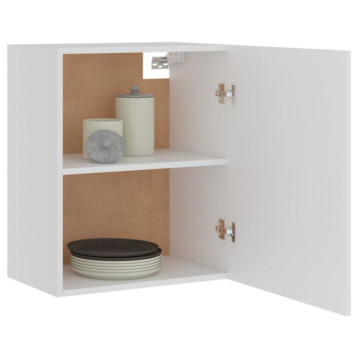 Armario colgante cocina contrachapada blanco 50x31x60 cm