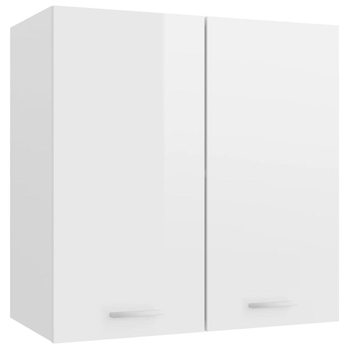 Armario colgante cocina contrachapada blanca 60x31x60 cm