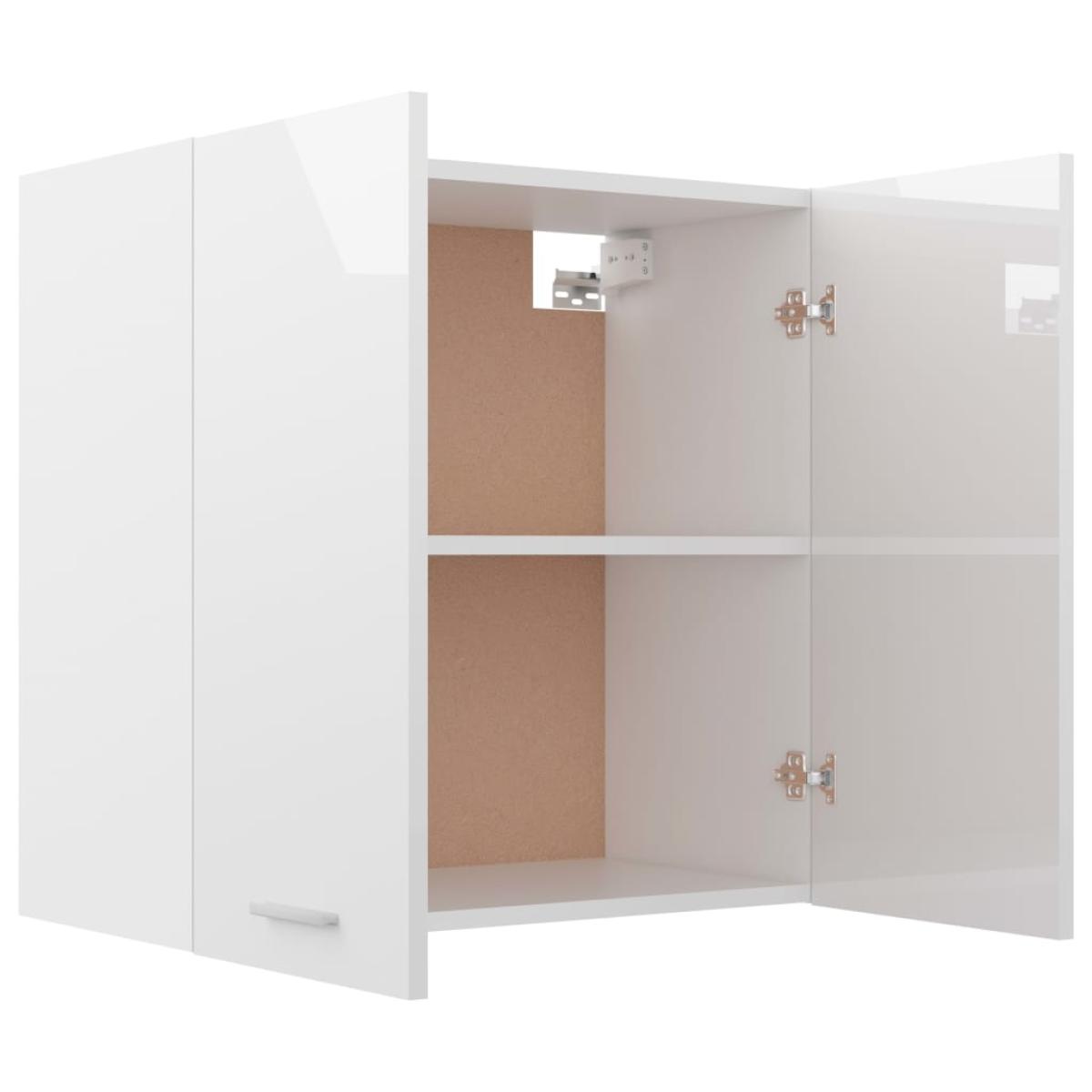 Armario colgante cocina contrachapada blanca 60x31x60 cm