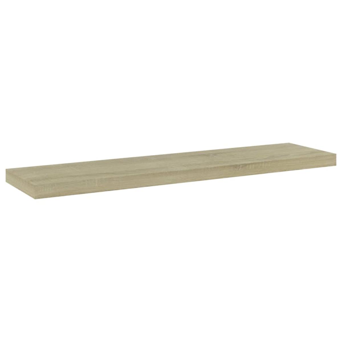 Estante de estantería 4 uds aglomerado roble Sonoma 40x10x1,5cm