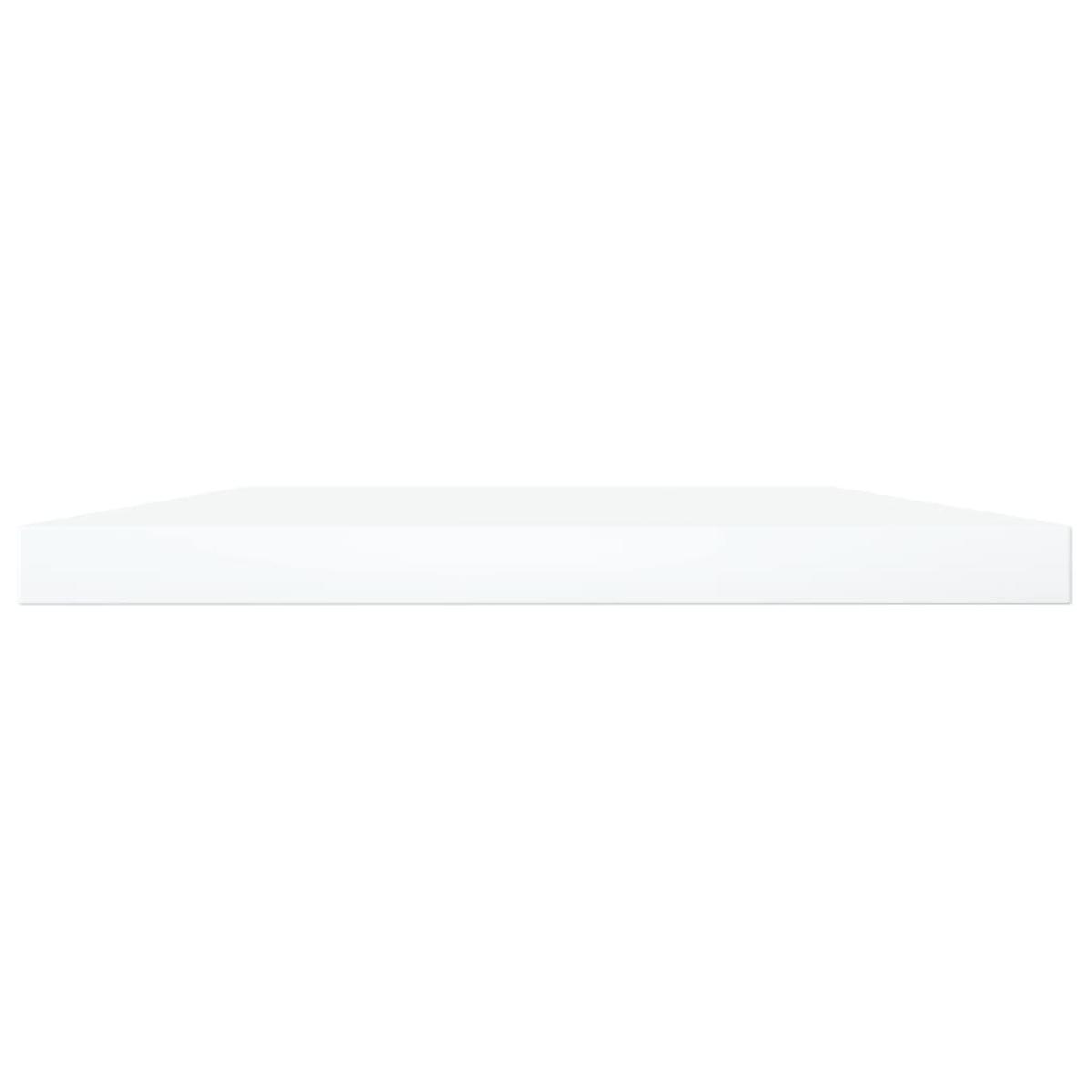 Estantes para estantería 4 uds aglomerado blanco 40x20x1,5 cm