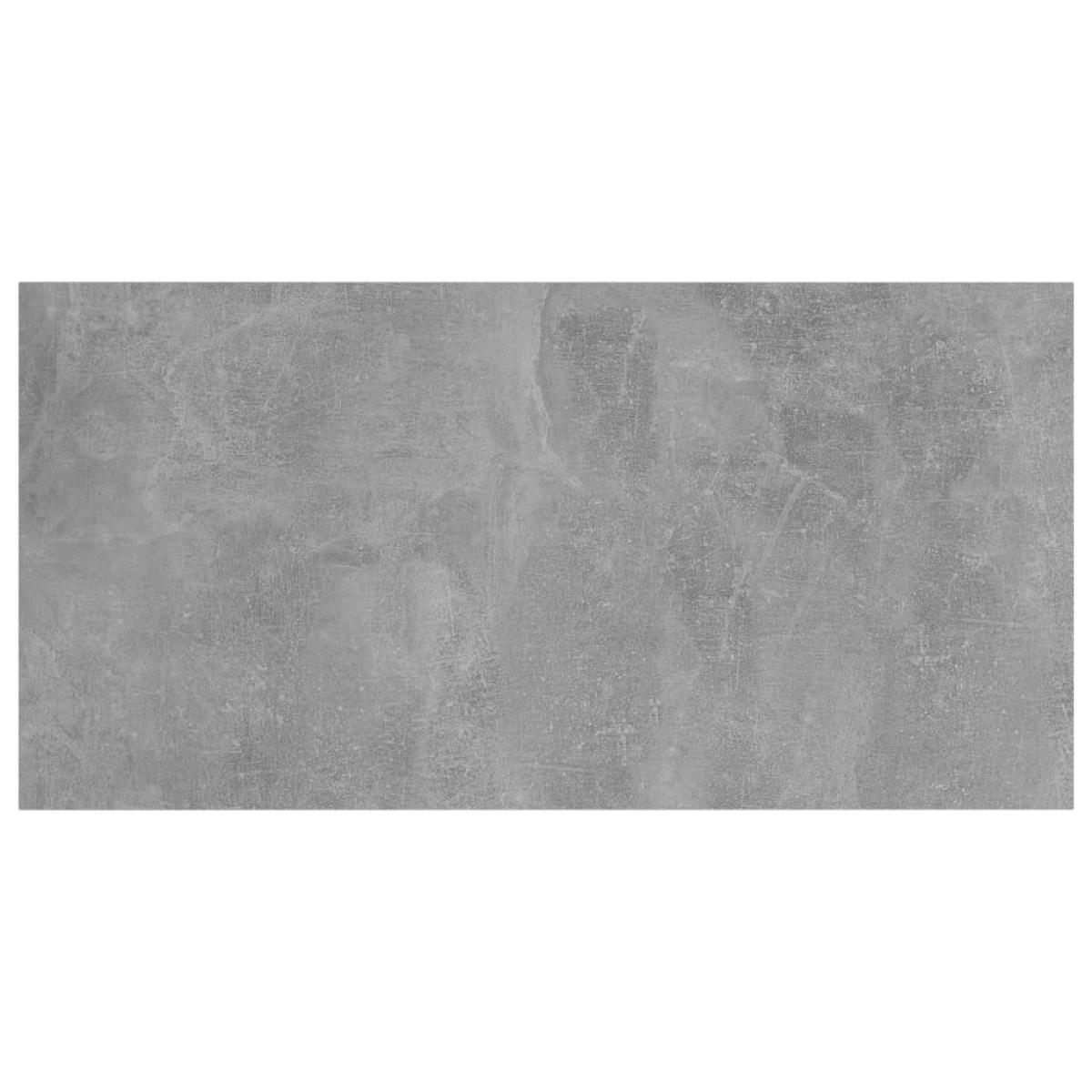 Estantes estantería 4 uds aglomerado gris hormigón 40x20x1,5 cm