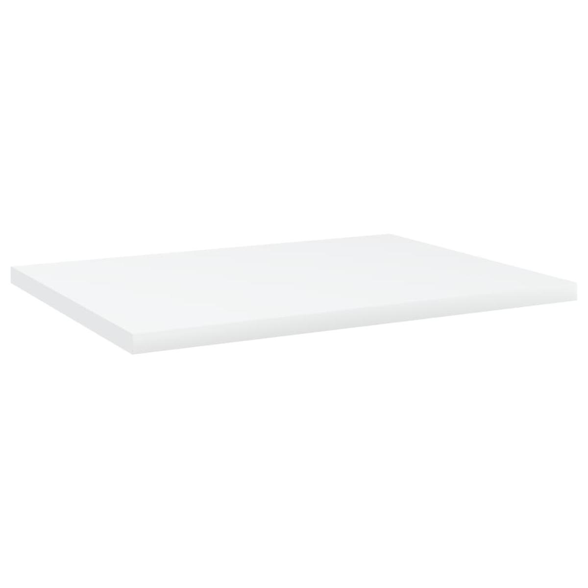 Estantes para estantería 4 uds aglomerado blanco 40x30x1,5 cm