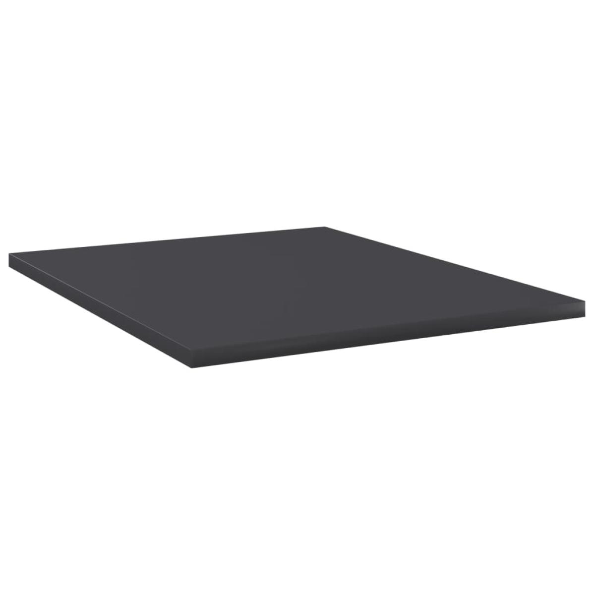 Estantes para estantería 8 uds contrachapada gris 40x30x1,5 cm