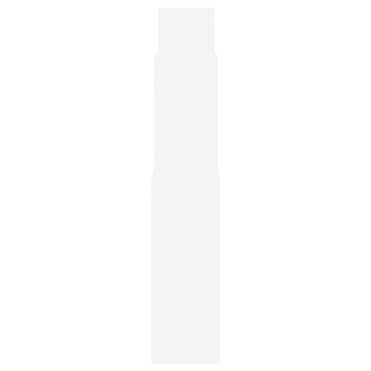 Estante de cubo pared madera contrachapada blanco 80x15x78,5 cm