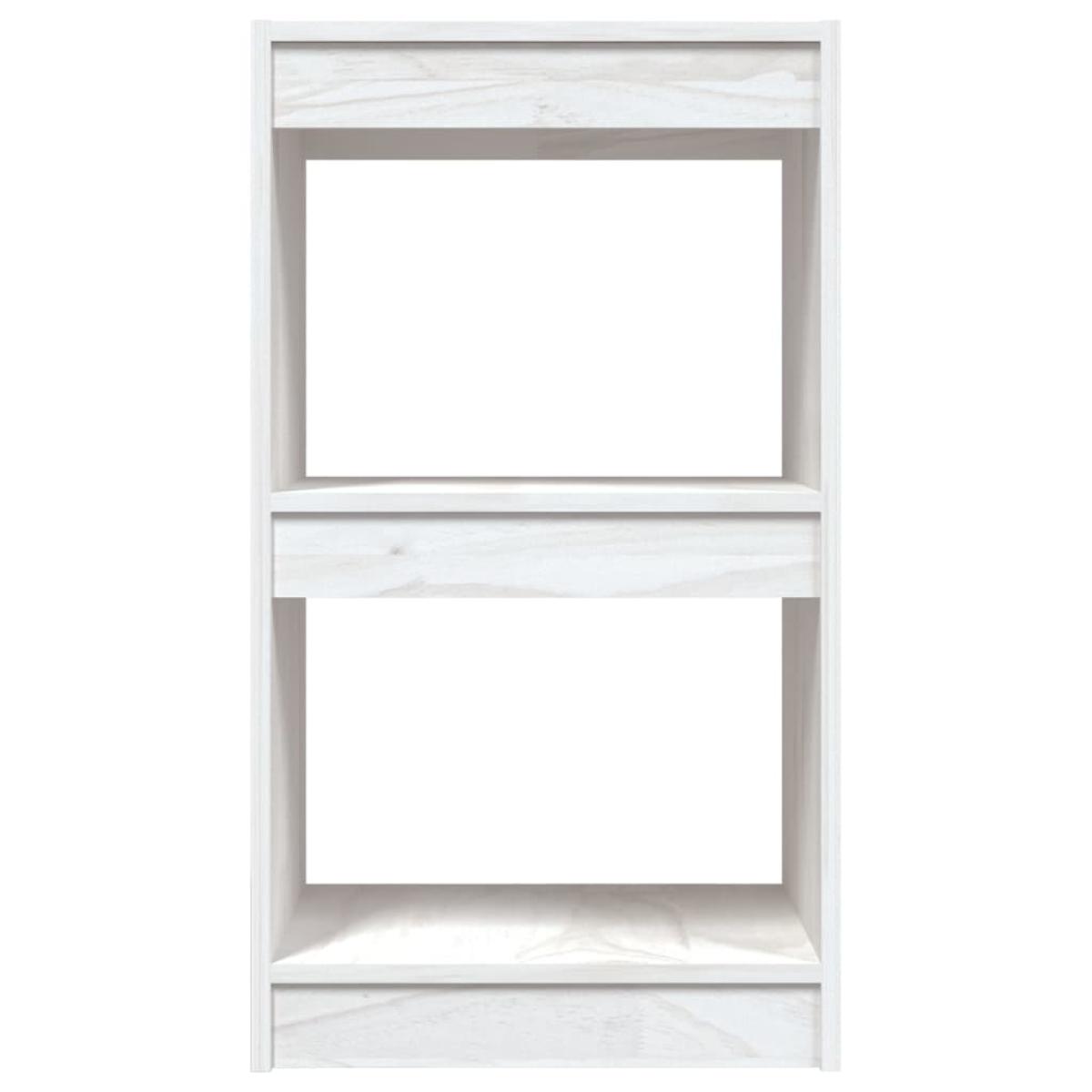 Estantería madera maciza de pino blanco 40x30x71,5 cm