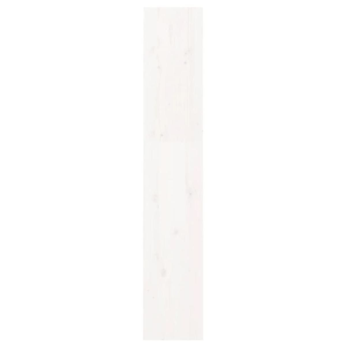 Estantería/divisor de espacios madera pino blanco 60x30x167,5cm