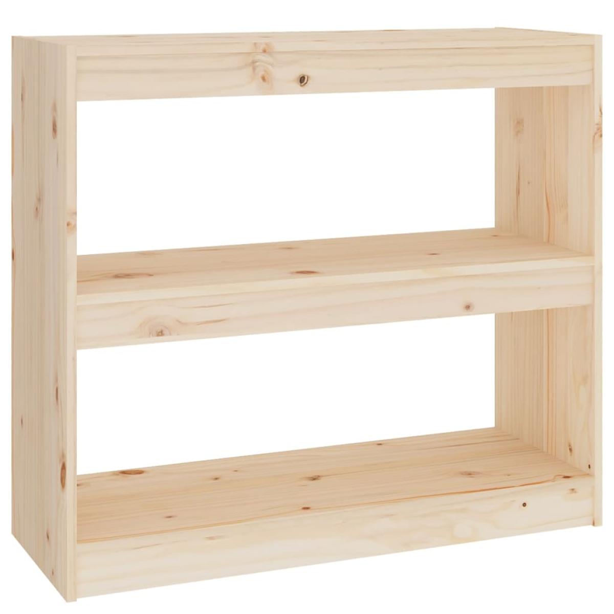 Estantería/divisor de espacios madera de pino 80x30x71,5 cm