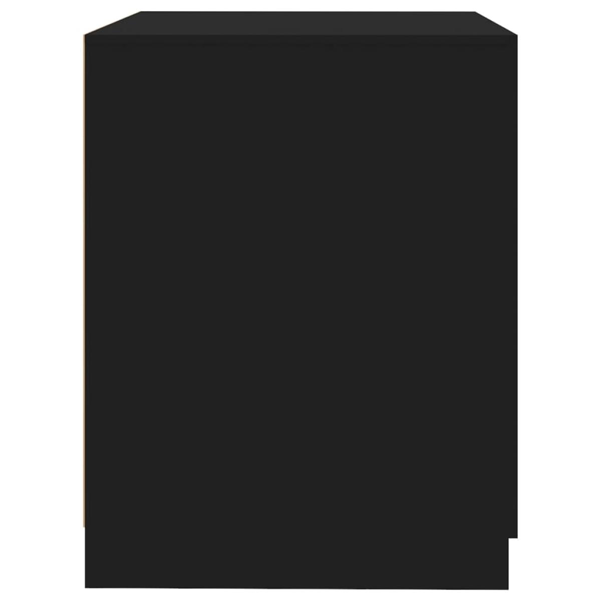 Armario de lavadora negro 71x71,5x91,5 cm