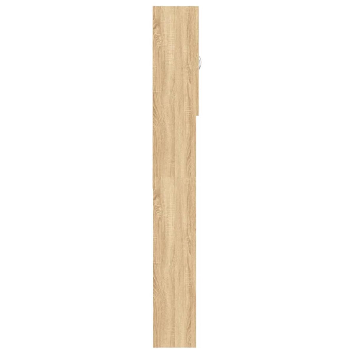 Armario lavadora roble Sonoma 64x25,5x190 cm