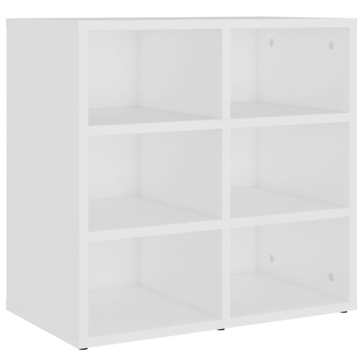 Muebles zapatero 2 unidades blanco 52,5x30x50 cm
