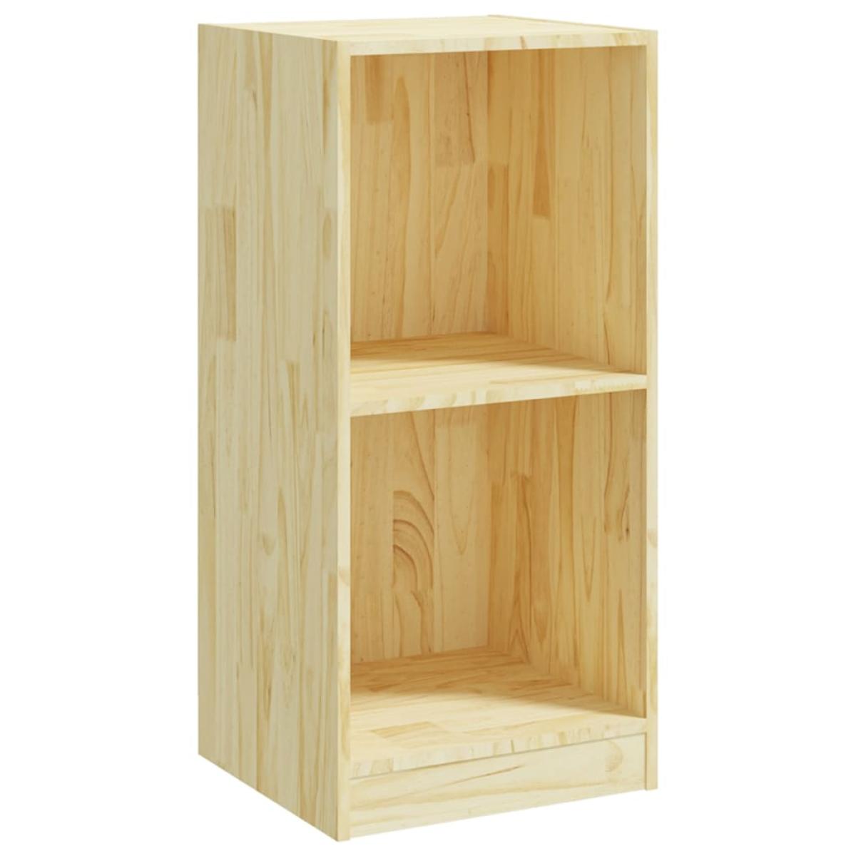 Armario auxiliar madera maciza de pino 35,5x33,5x76 cm