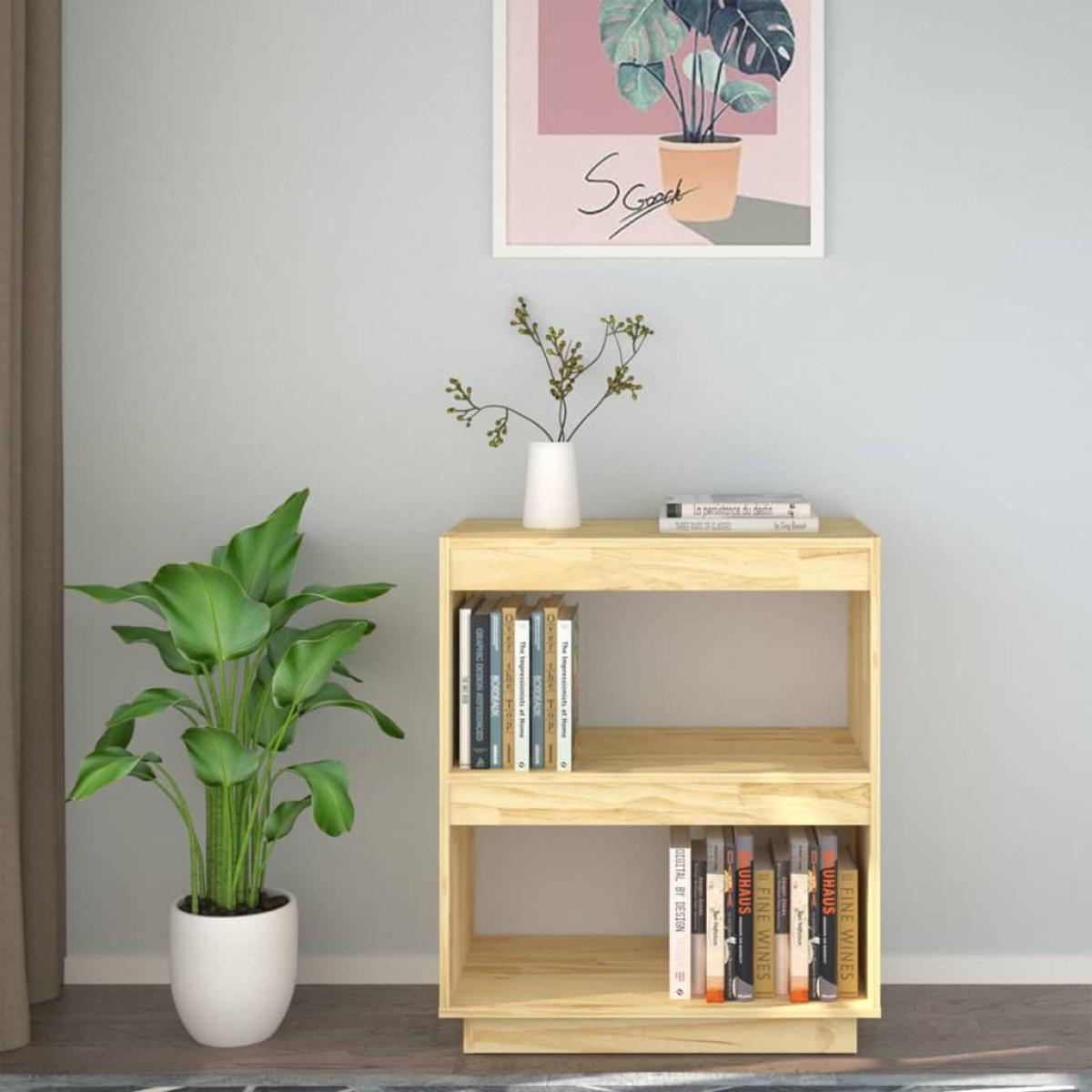 Estantería madera maciza de pino 60x35x71 cm