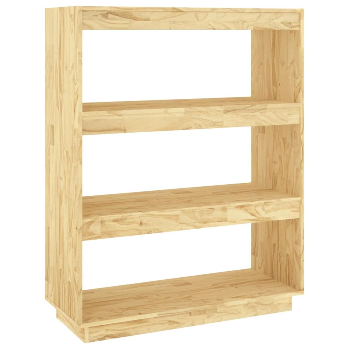 Estantería/divisor de espacios madera de pino 80x35x103 cm
