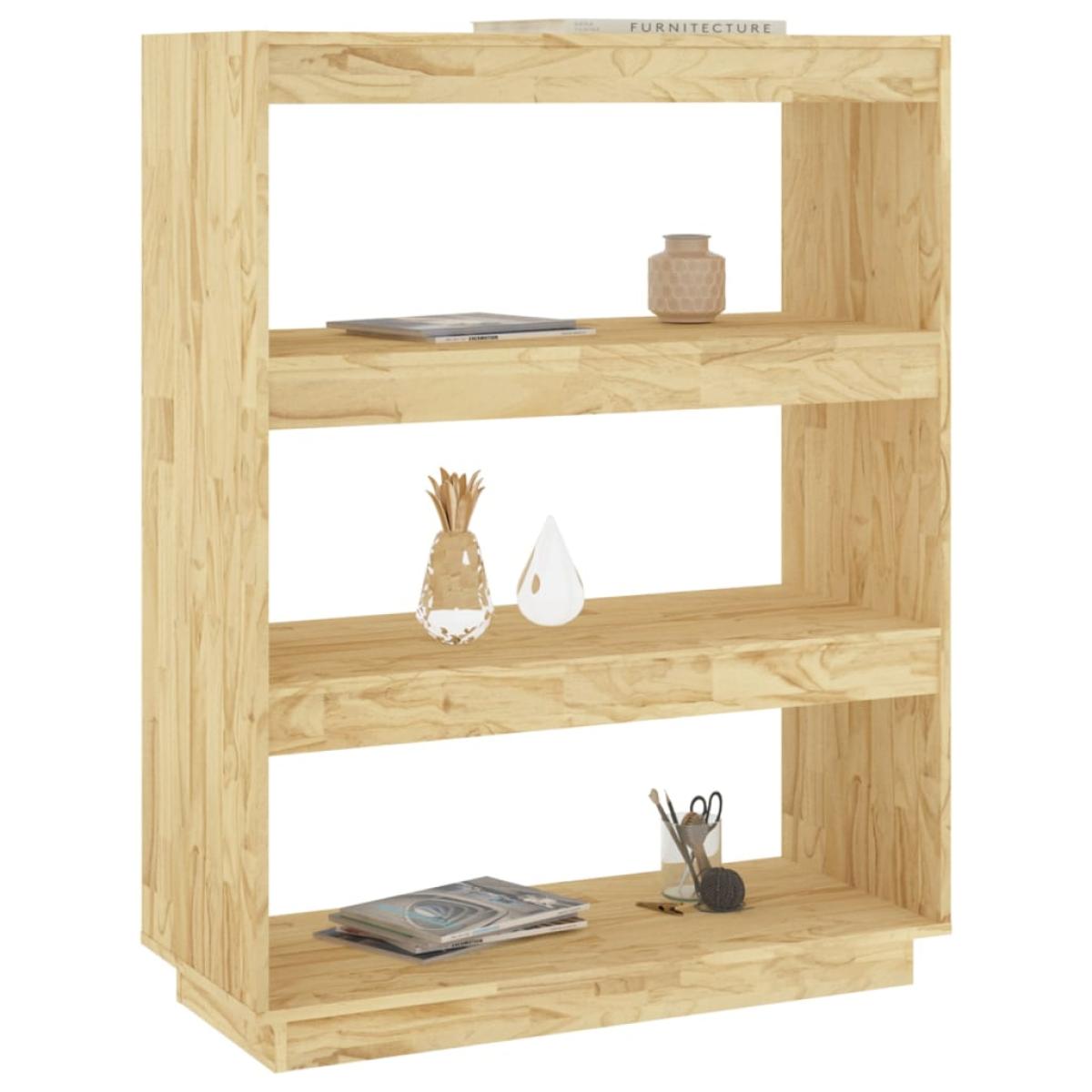 Estantería/divisor de espacios madera de pino 80x35x103 cm