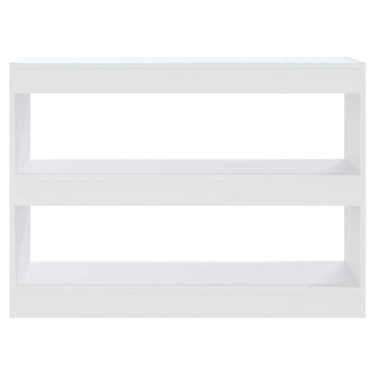 Estantería/divisor de espacios blanco 100x30x72 cm