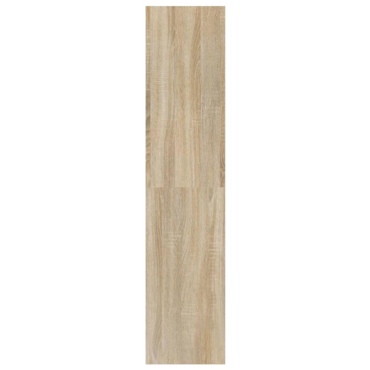 Estantería/divisor espacios color roble Sonoma 100x30x135 cm