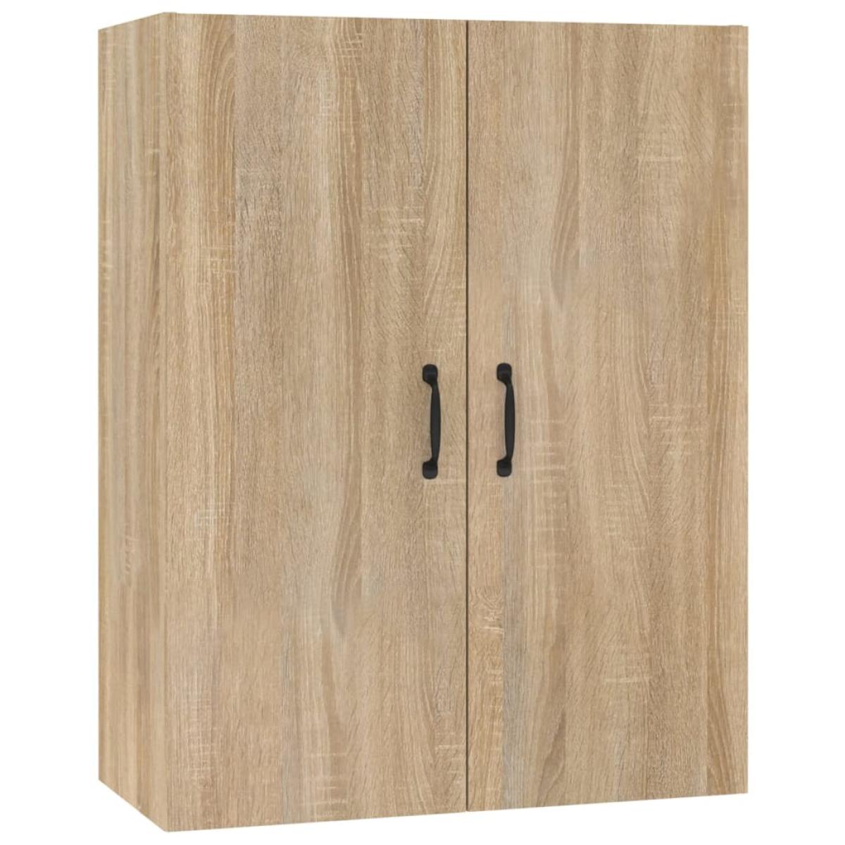 Armario colgante madera contrachapada roble Sonoma 69,5x34x90cm
