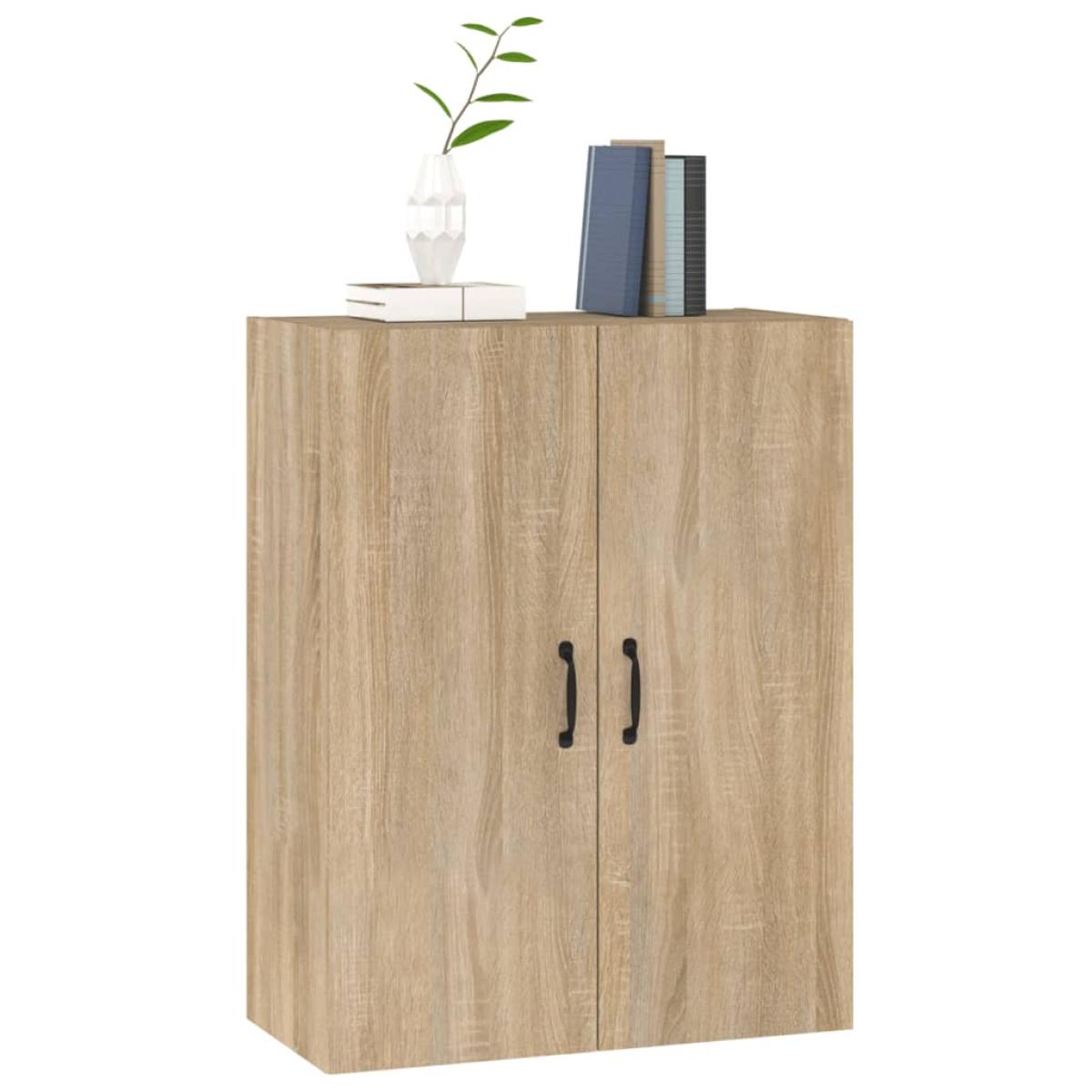 Armario colgante madera contrachapada roble Sonoma 69,5x34x90cm