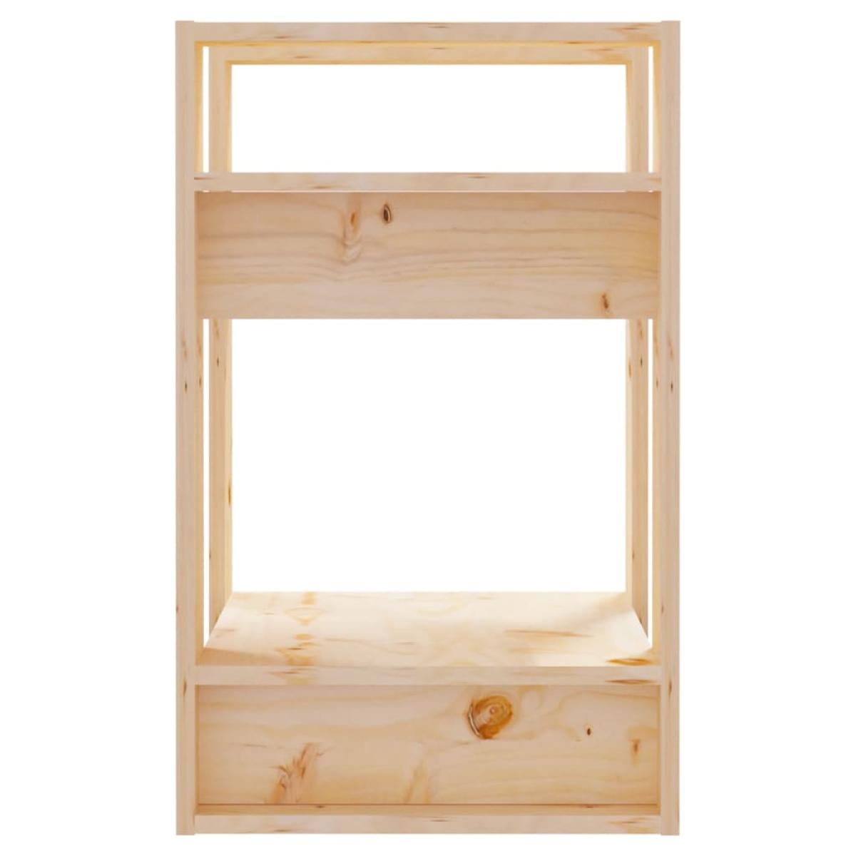 Estantería/divisor de espacios madera maciza pino 41x35x57 cm