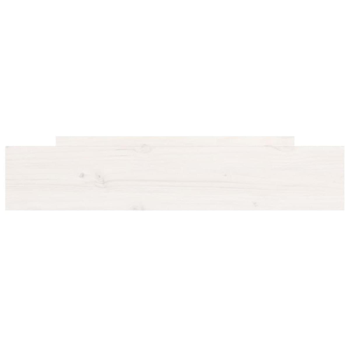 Cajones de cama 2 unidades madera maciza de pino blanco