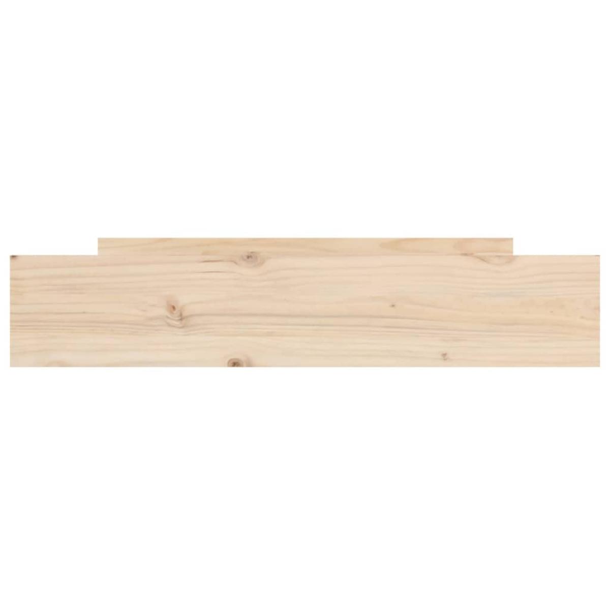 Cajones de cama 2 unidades madera maciza de pino