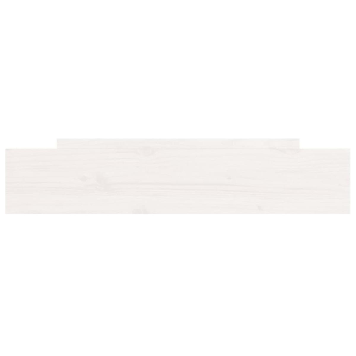 Cajones de cama 2 unidades madera maciza de pino blanco