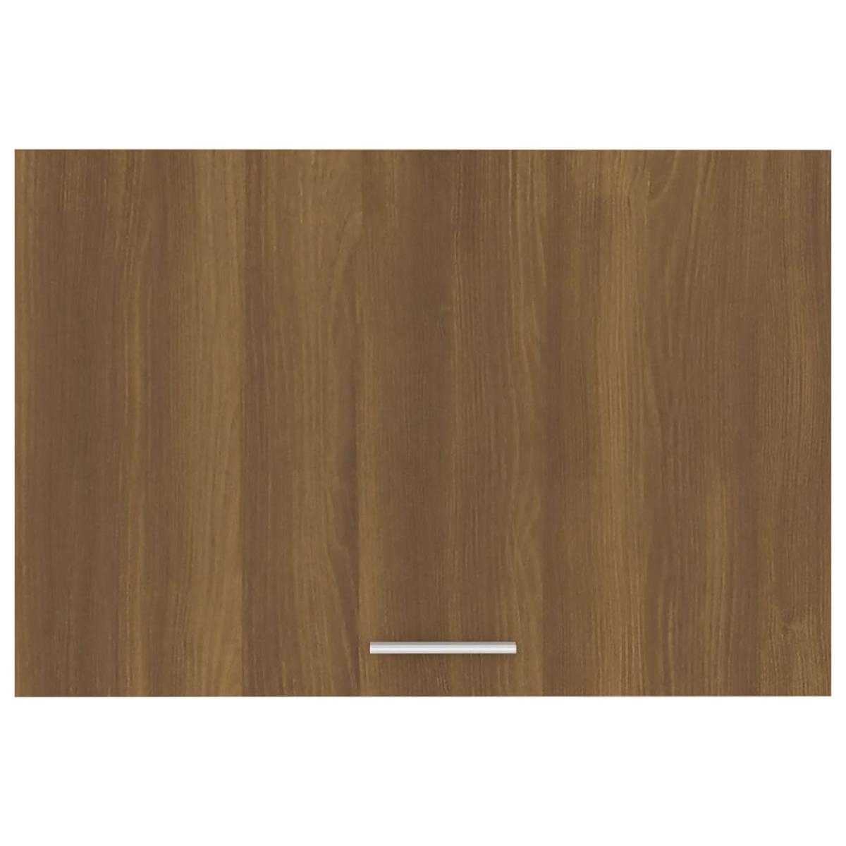 Armario colgante madera contrachapada roble marrón 60x31x40 cm