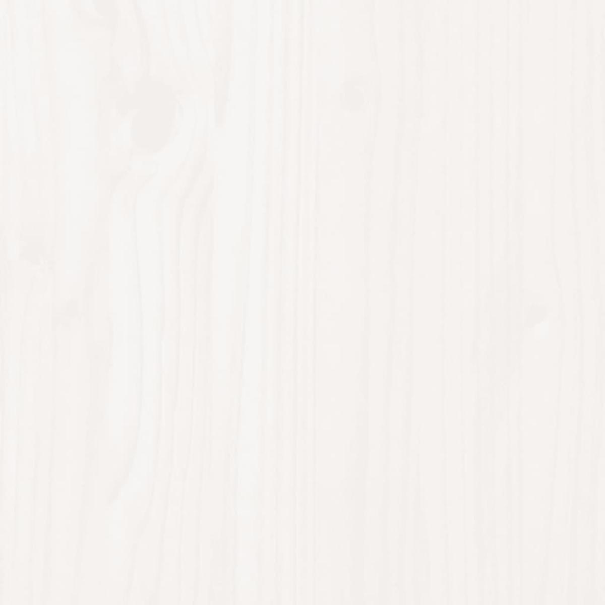 Cabecero de cama madera maciza de pino blanco 206x4x100 cm