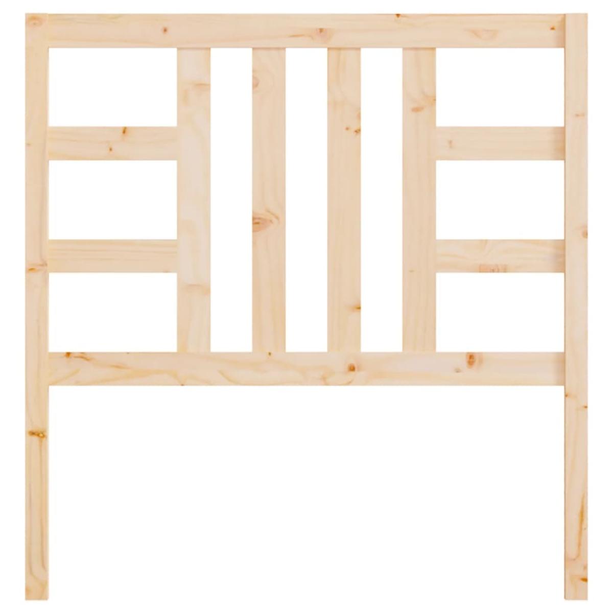 Cabecero de cama madera maciza de pino 96x4x100 cm