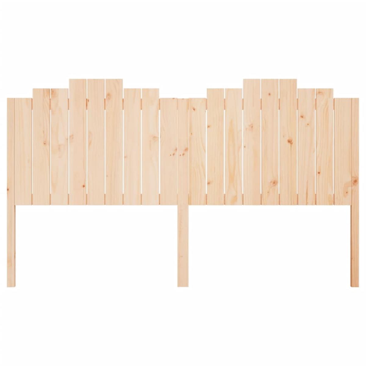 Cabecero de cama madera maciza de pino 186x4x110 cm