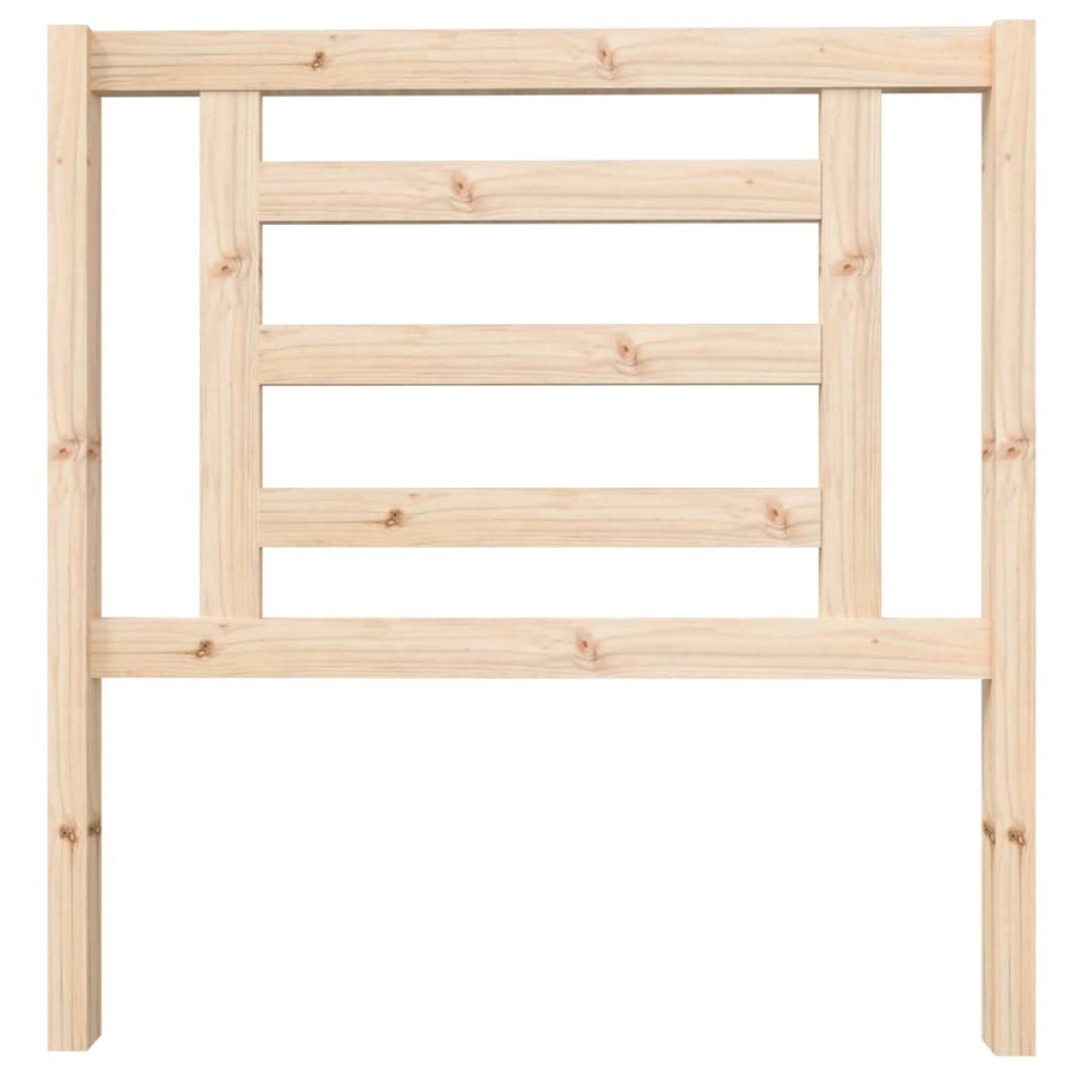 Cabecero de cama madera maciza de pino 96x4x100 cm
