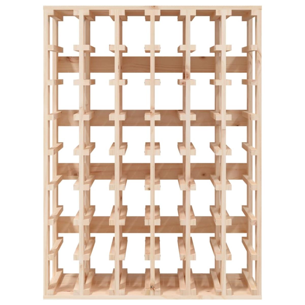 Botellero madera maciza de pino 70x33x94 cm