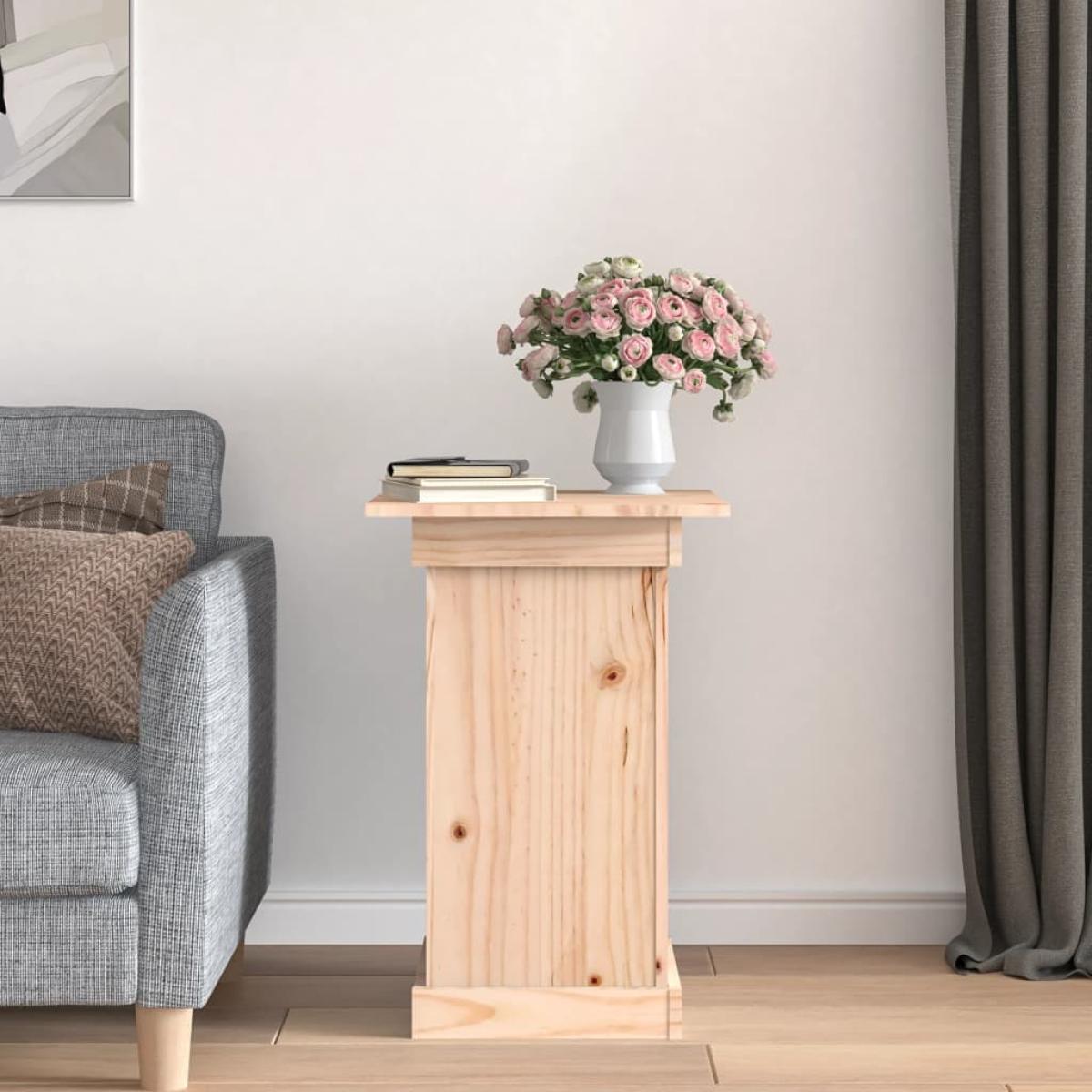 Soporte para plantas madera maciza de pino 40x40x60 cm