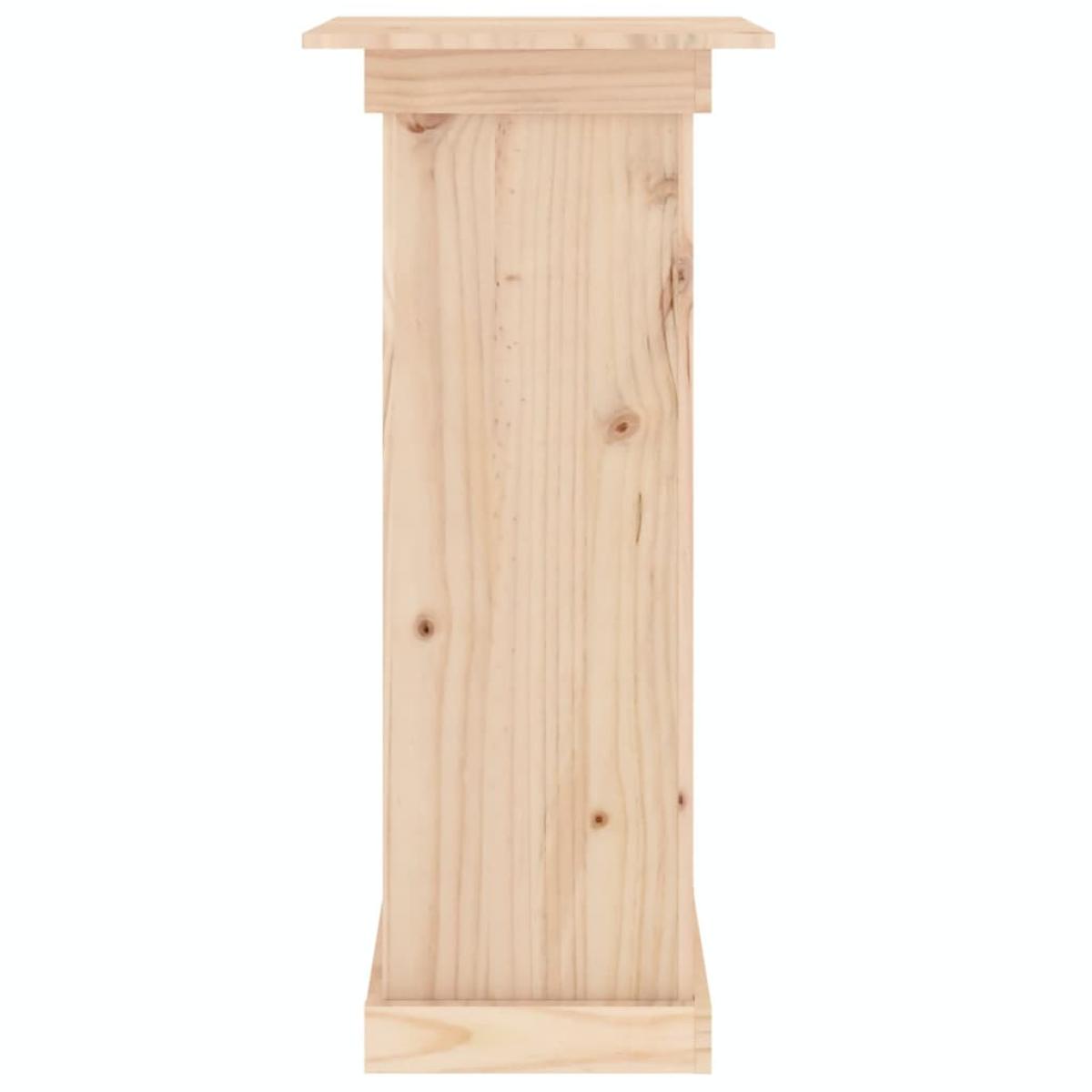 Soporte para plantas madera maciza de pino 40x40x90 cm