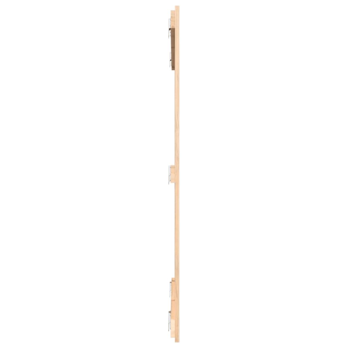 Cabecero de cama de pared madera maciza de pino 108x3x110 cm
