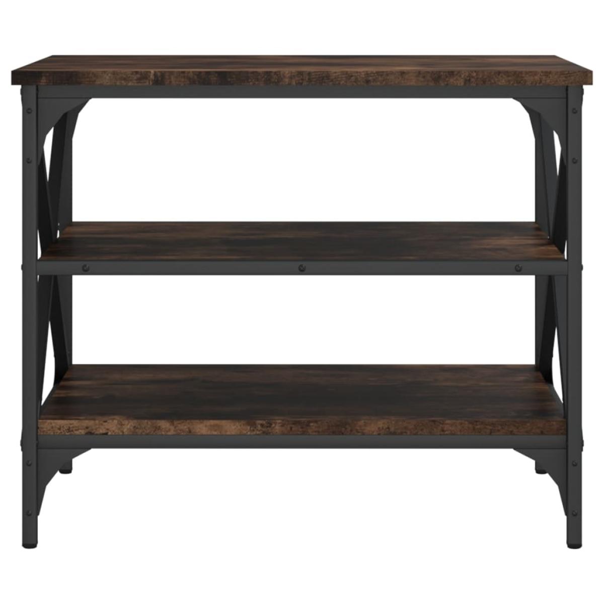 Mueble para TV madera contrachapada roble ahumado 60x40x50 cm