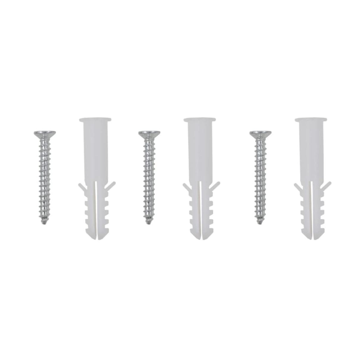 Espejos de pared rectangulares 2 unidades vidrio 60x40 cm
