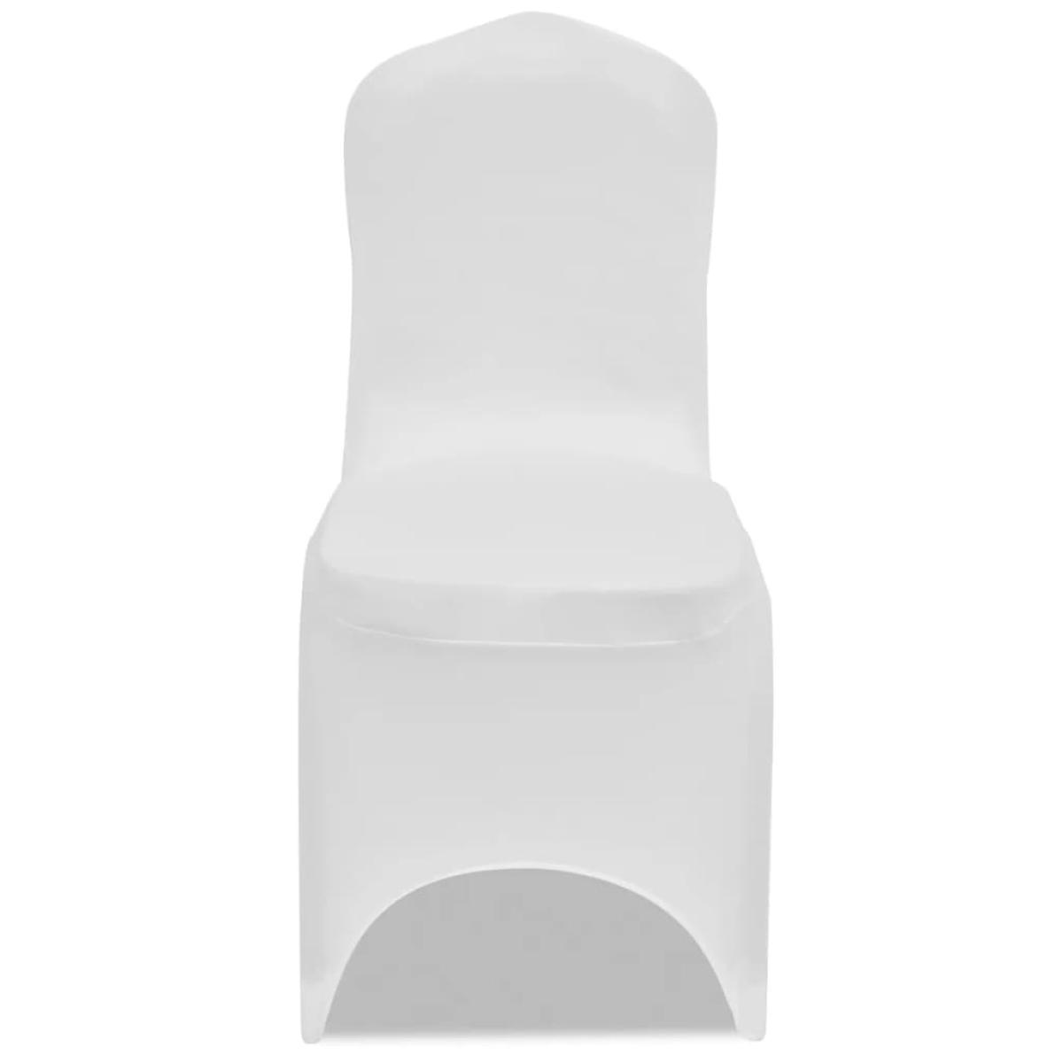 Funda de silla elástica color crema 18 unidades