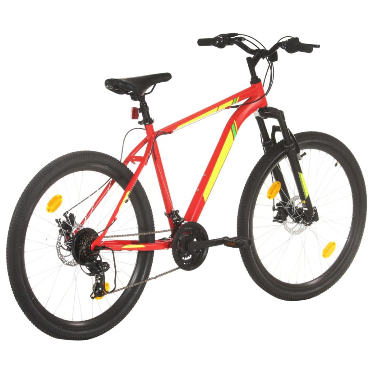 Bicicleta de montaña 21 velocidad 27,5 pulgadas rueda 42cm rojo