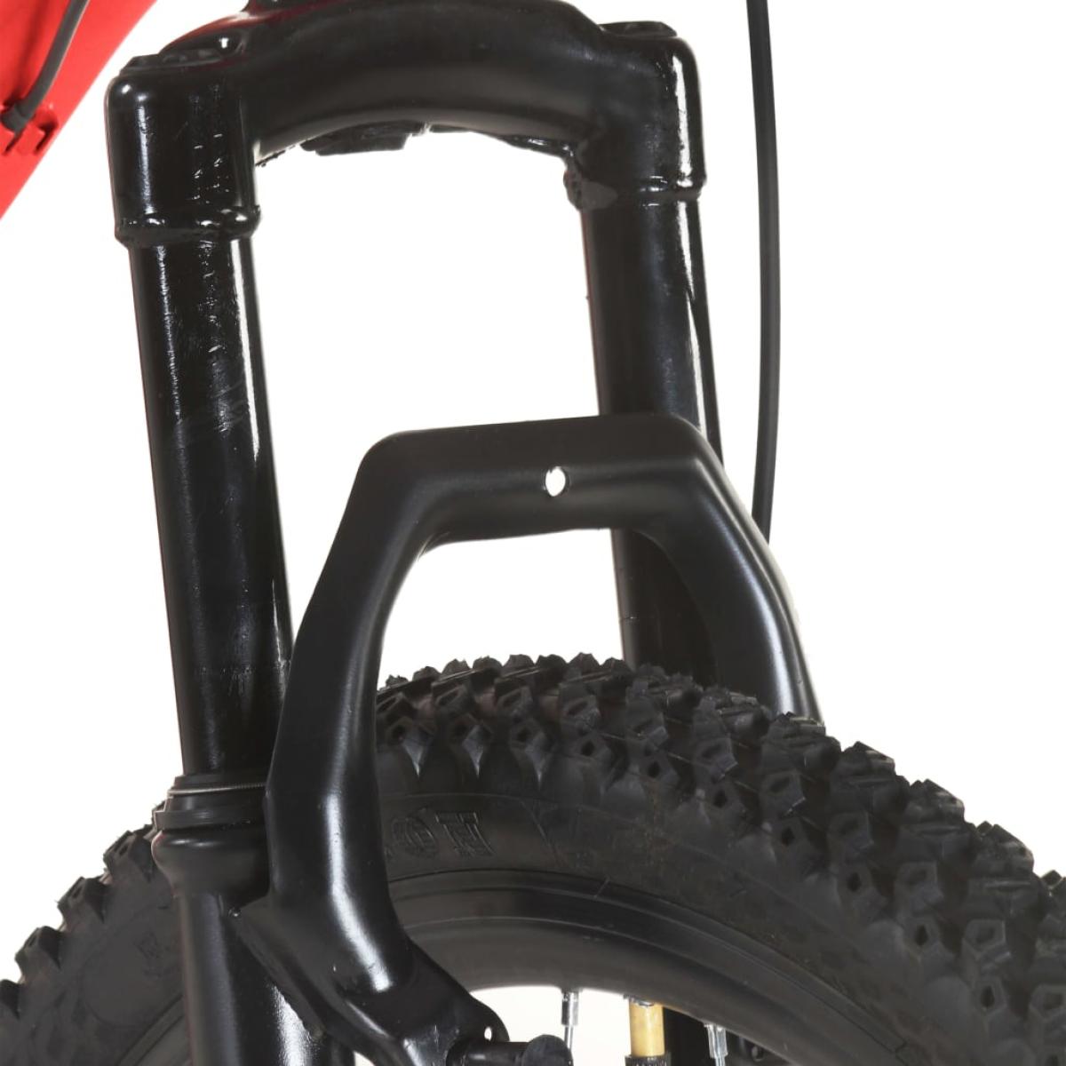 Bicicleta de montaña 21 velocidad 27,5 pulgadas rueda 42cm rojo