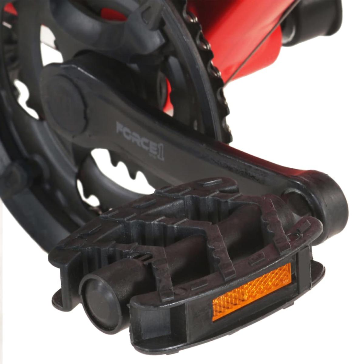 Bicicleta de montaña 21 velocidad 27,5 pulgadas rueda 42cm rojo