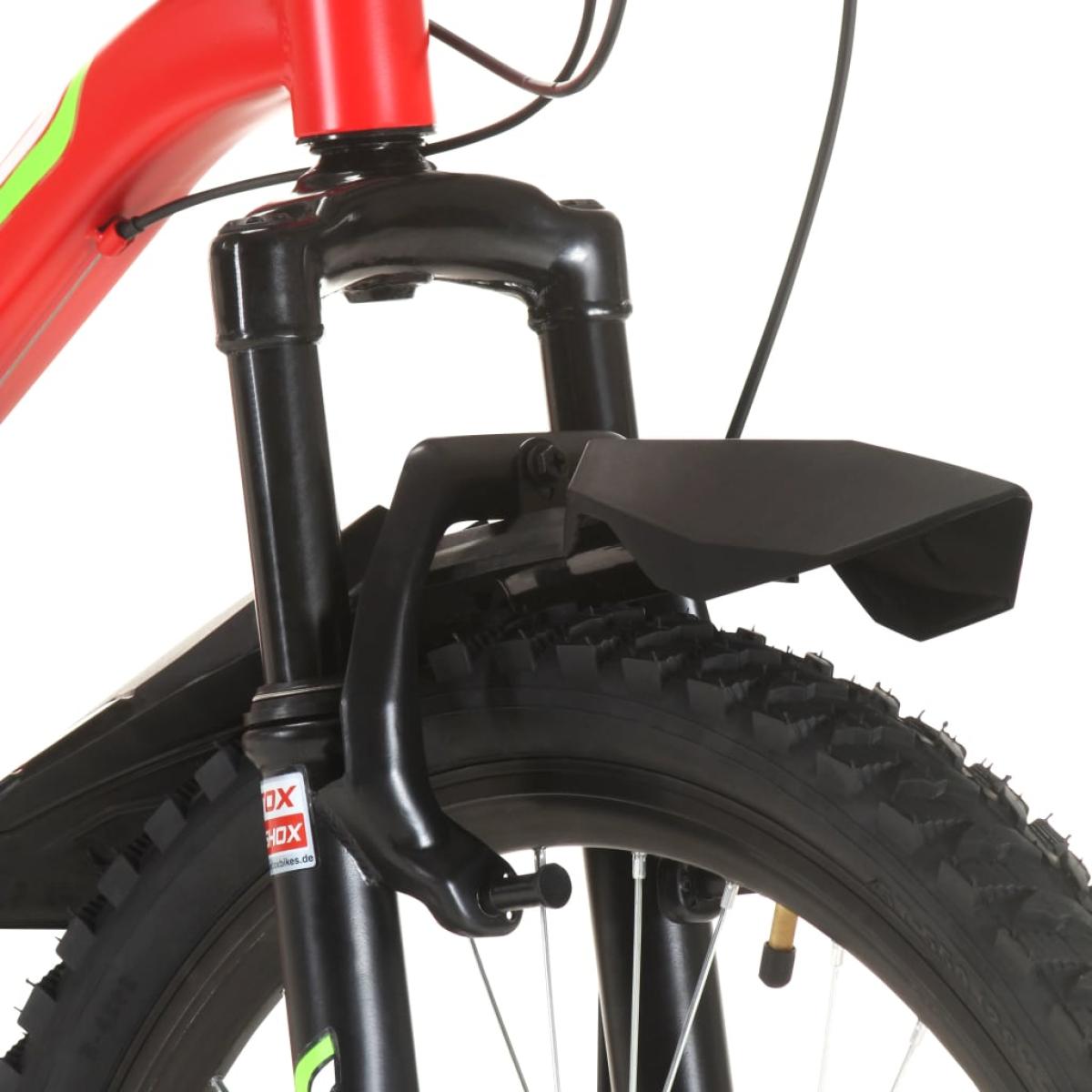 Bicicleta de montaña 21 velocidades rueda 26 pulgadas 36cm rojo