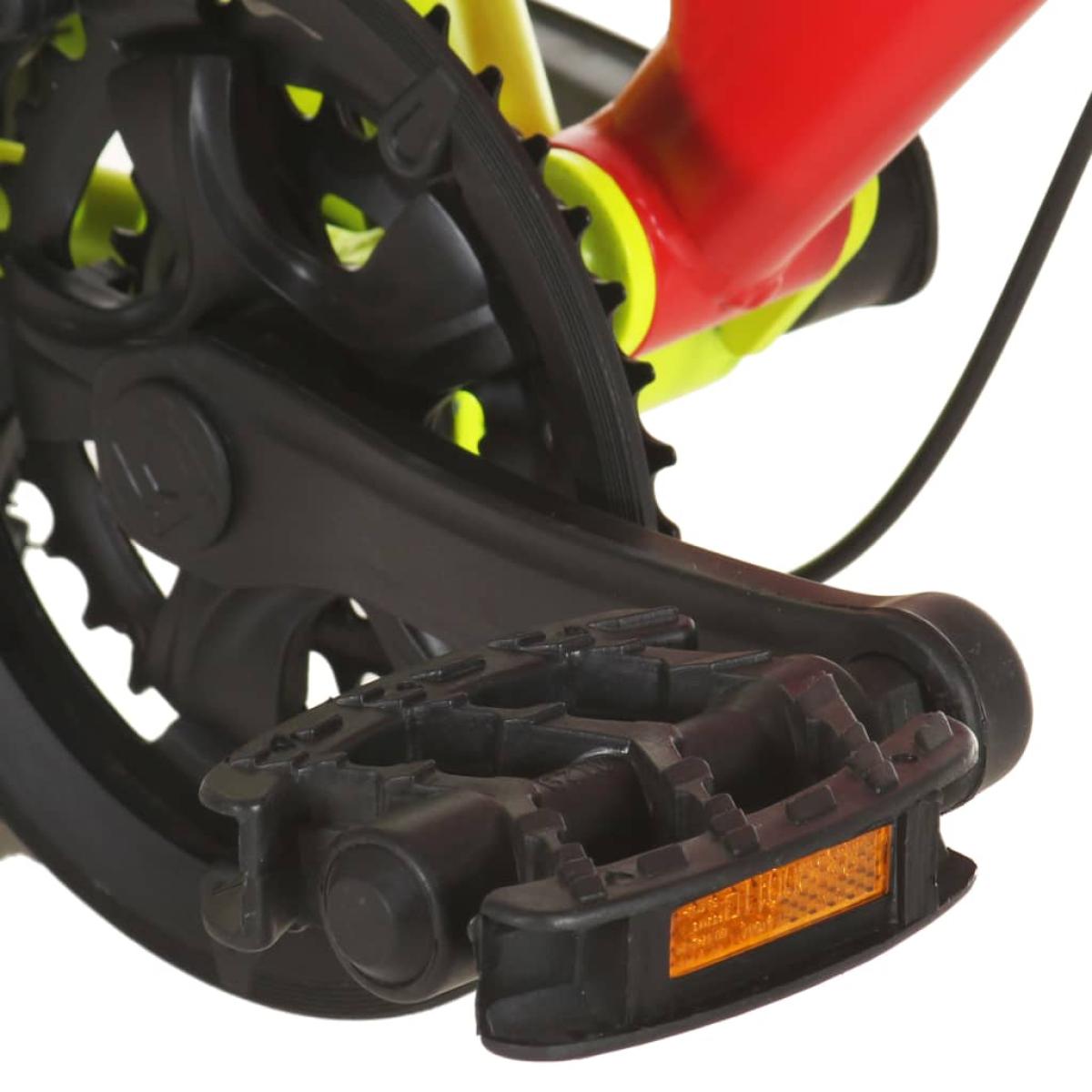 Bicicleta montaña 21 velocidades 26 pulgadas rueda 49 cm rojo