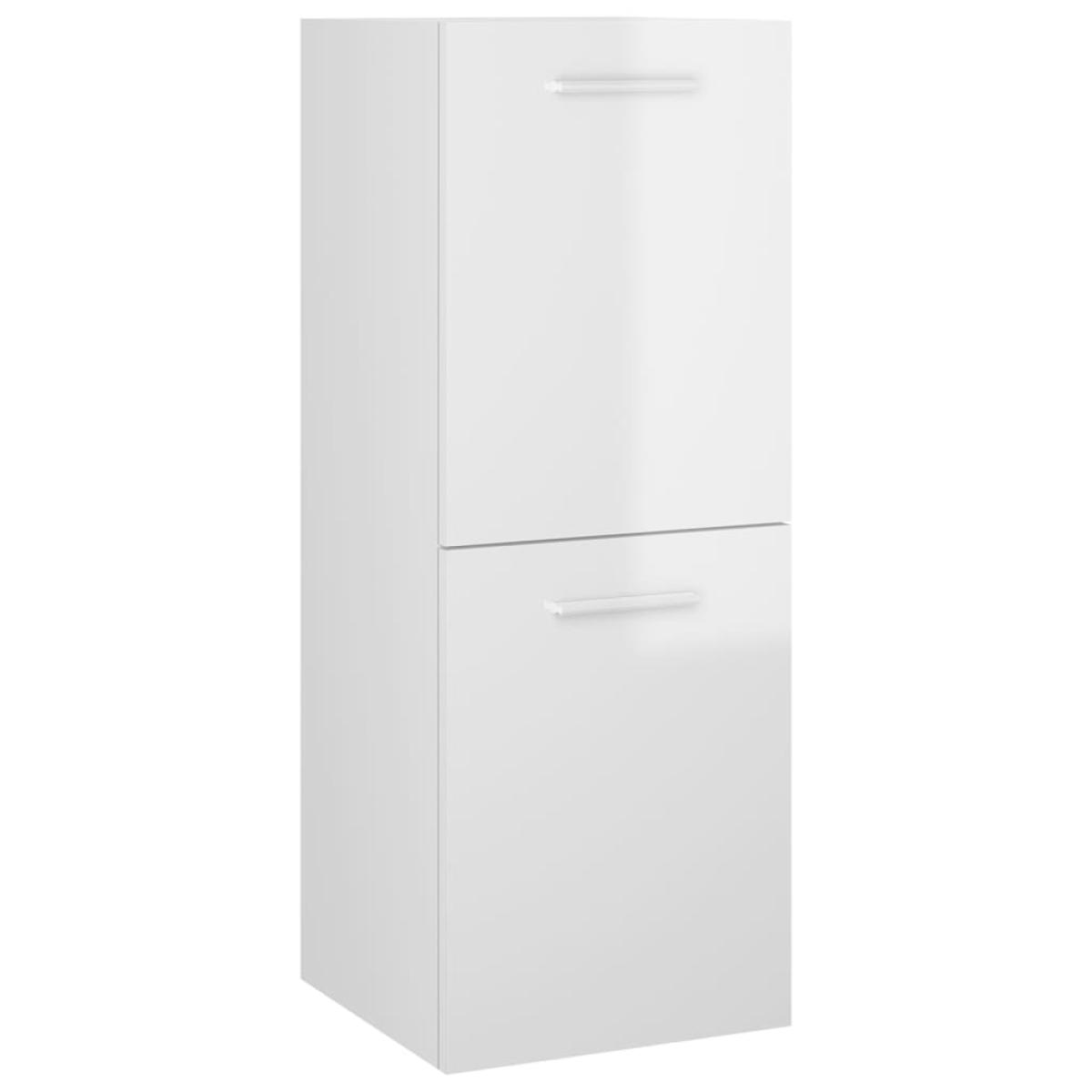 Conjunto de muebles de baño aglomerado blanco brillante