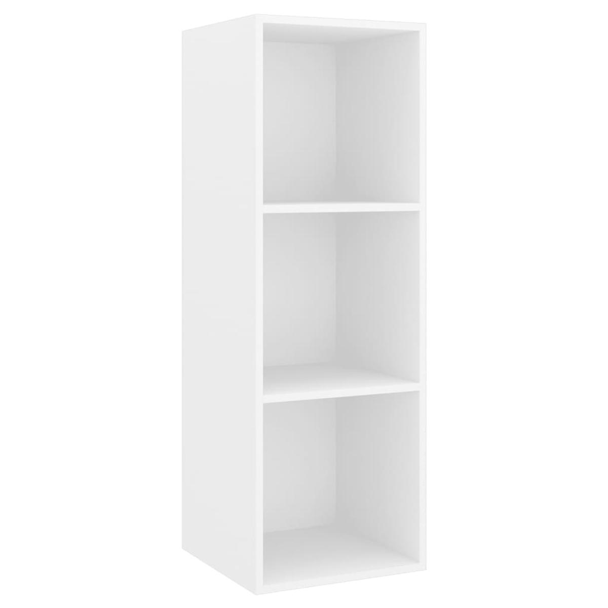 Juego de mueble para TV de 5 piezas aglomerado blanco